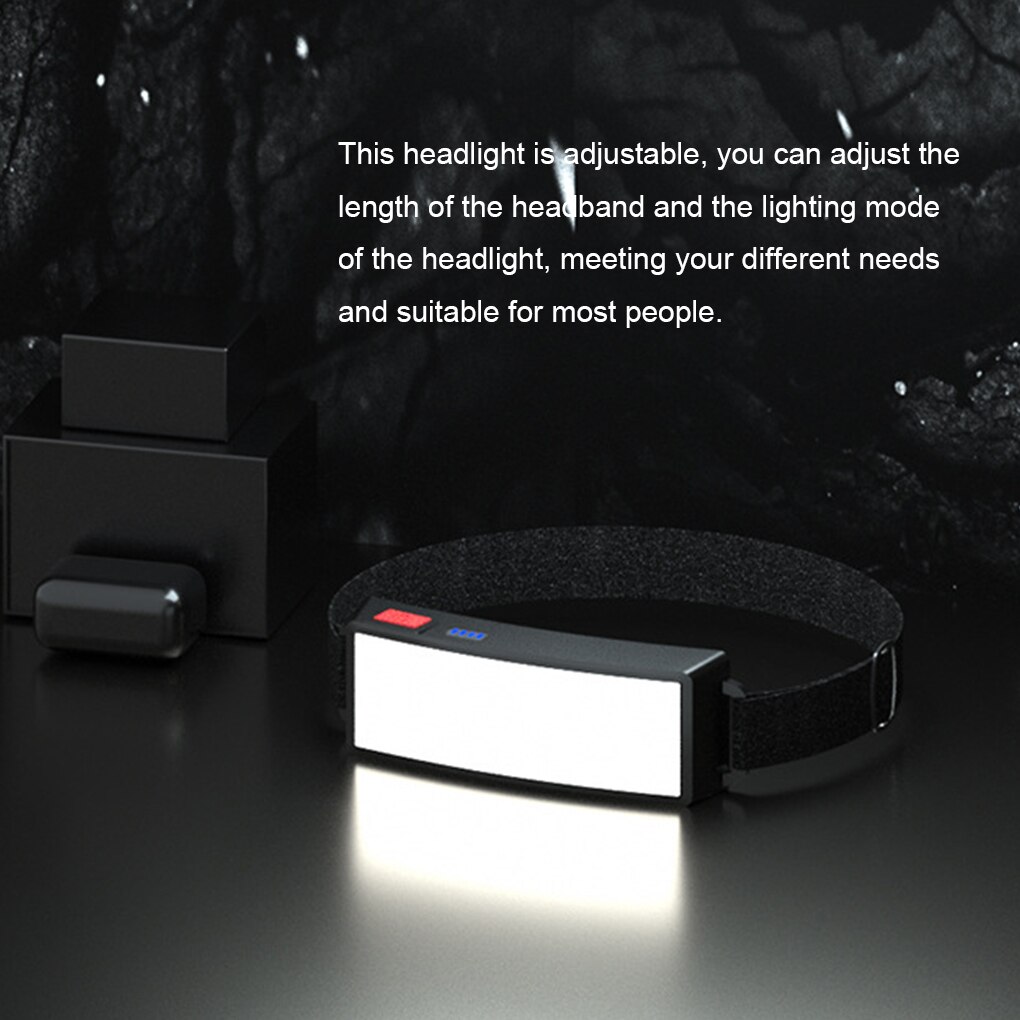 500LM 40COB Headlamp USB Rechargeable Adjustable Camping Fishing Headlight IPX4 Waterproof Portable LED Head Flashlight