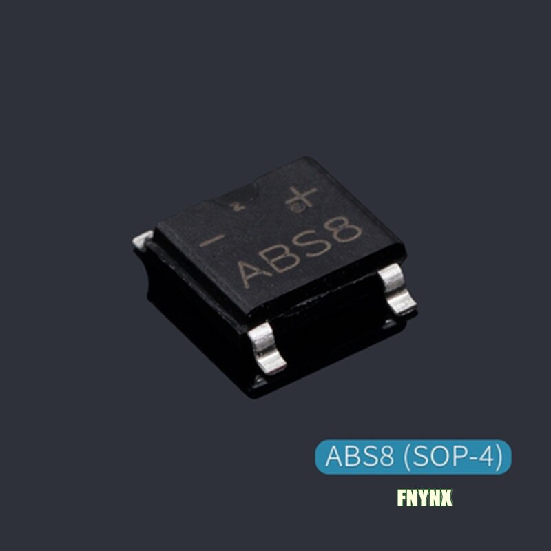 50PCS Single Phase Glass Passivated Rectifier Bridge ABS8 SMD