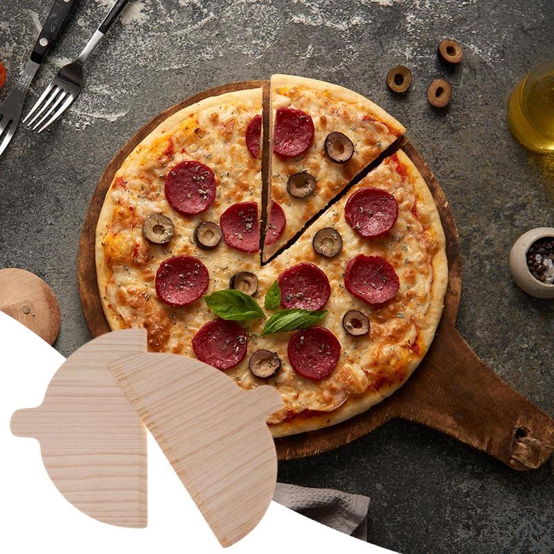 Wood Pizza Peel | Semi-Circular Pizza Board | Set of 2 Pizza Paddle Bread Baking Peel for Pizza Ovens Pizza Transferring Spatula