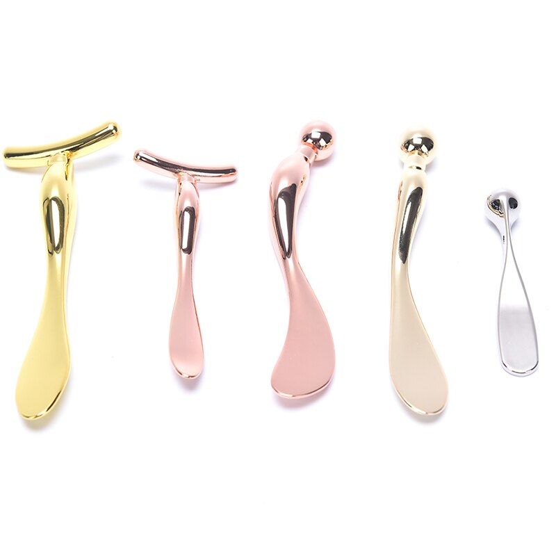 Oogcrème applicator anti-rimpel oogmassage stick gezichtsmasker mengkwast essence mengspatel schoonheidsverzorging