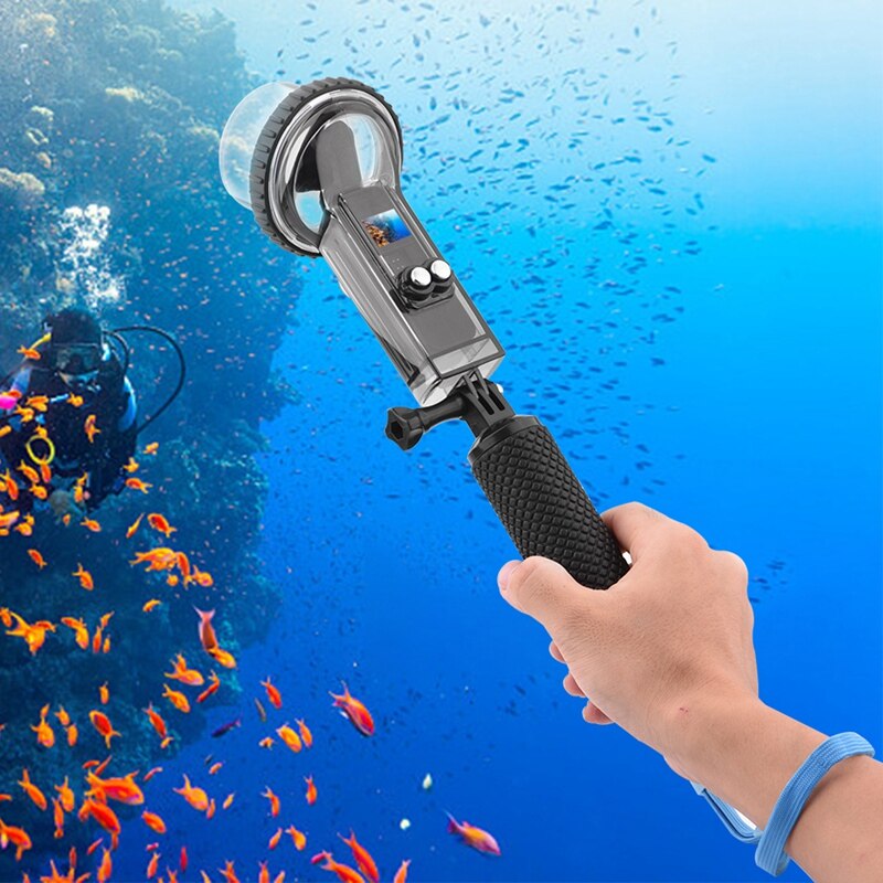 for DJI OSMO Pocket Waterproof Diving Housing Case +Buoyancy Rod 60M Underwater Surfing Protector Bag Handheld Gimbal Stabilizer: Default Title