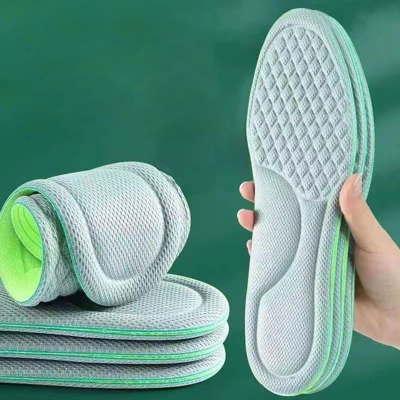 "Inzetstukken van traagschuim, 2-delig, ontgeurend en zweetabsorberend, ideaal voor sport- en hardloopschoenen, voor heren en dames"