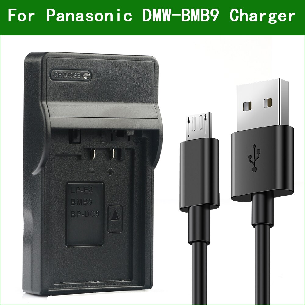 LANFULANG Batterie Chargeur DMW-BMB9 DMW-BMB9E DMW BMB9 pour Panasonic Lumix DMC-FZ150 DMC-FZ40 DMC-FZ45 DMC-FZ47 DMC-FZ48