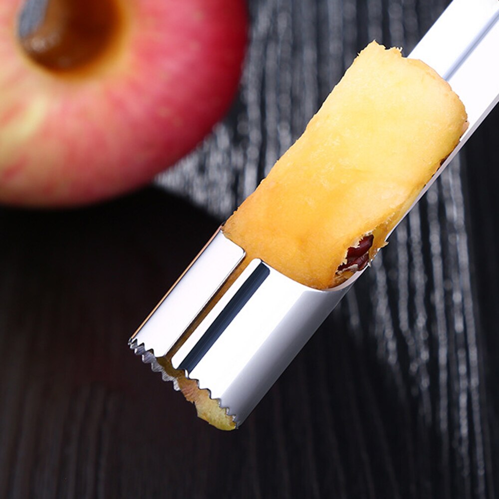 Carottier de pommes en acier inoxydable | Facile à visser, dissolvant de noyau de fruits, semoir de pommes, Gadgets de cuisine à torsion facile, outils de cuisine