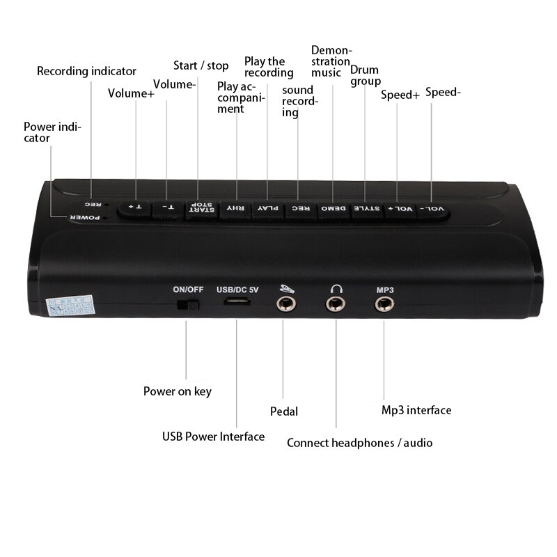 Elektronische Drum Set Voor Kinderen Elektronische Drum Set, Volwassen Beginner Portable Roll Up Electronic Drum Kit, Voor Kids