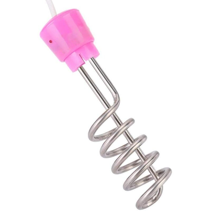 Calentador de agua flotante eléctrico en espiral, elemento de calefacción A9LB portátil, Apagado automático