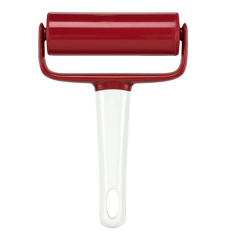 Rodillo de plástico ecológico para repostería, rodillo de masa con rueda de desplazamiento creativa, herramienta para hornear, accesorios de cocina prácticos: Default Title