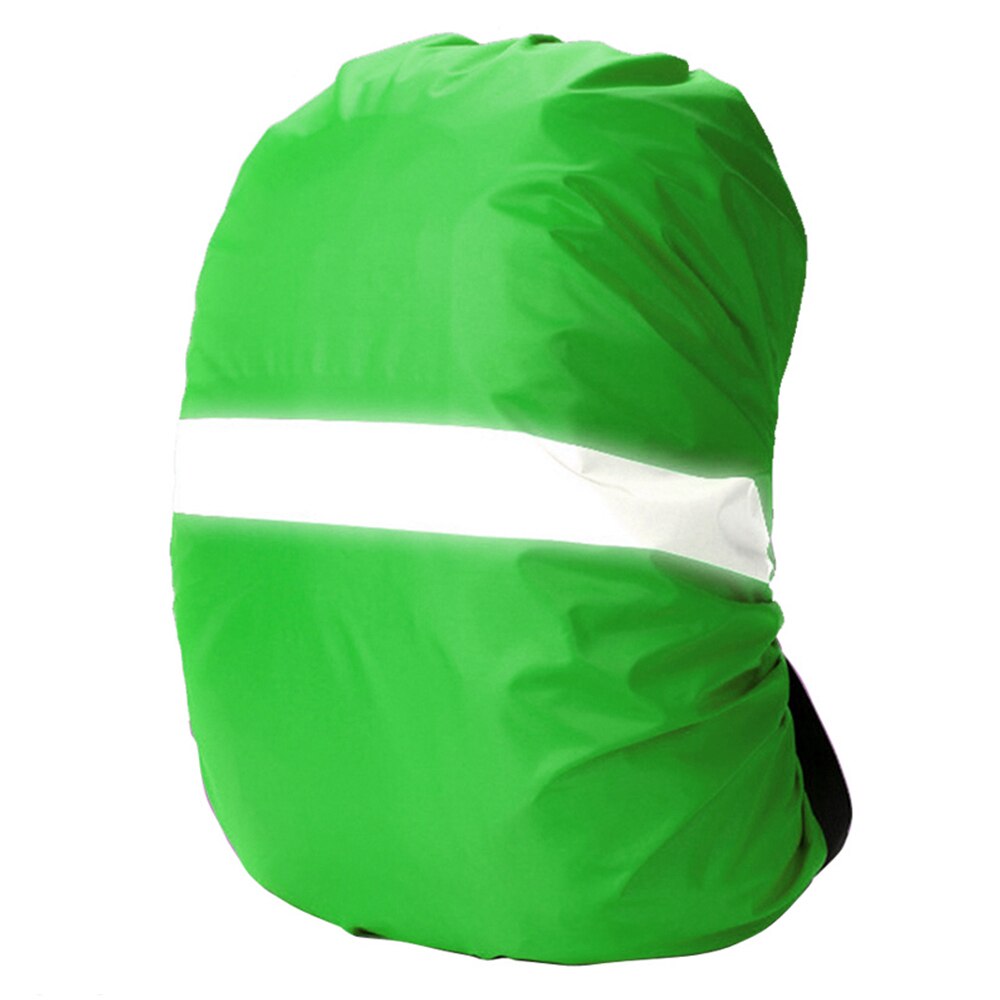 Wodoodporny plecak pokrowiec przeciwdeszczowy pokrowiec odblaskowe osłony przeciwdeszczowe pokrowiec pokrowiec przeciwdeszczowy pokrowiec przeciwdeszczowy na zewnątrz kemping piesze wycieczki wspinaczka: Zielony kolor / M 40-45L