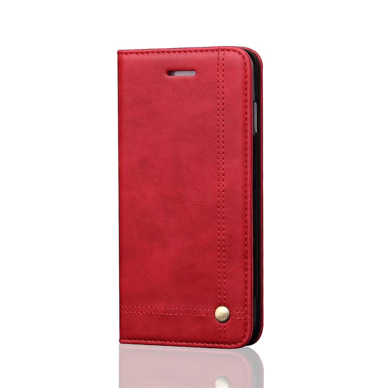 Vintage Lederen Flip Cover Voor Xiao Mi Mi A3 A3 Lite Wallet Luxe Card Pocket Stand Magneet Boek Cover Casual telefoon Case Fundas: Red