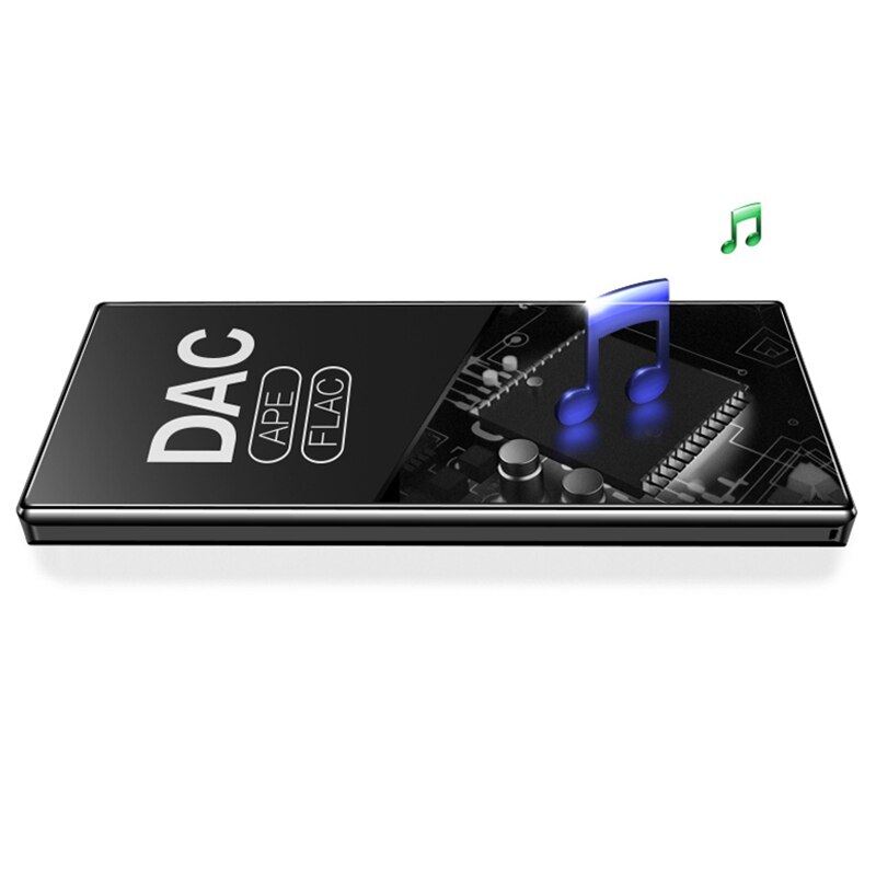 RUIZU D29 Metal Bluetooth Lossless HiFi MP3 Player MP4 Music Video Player with Built-In Speaker Support FM,Recording,E-Book,Cloc