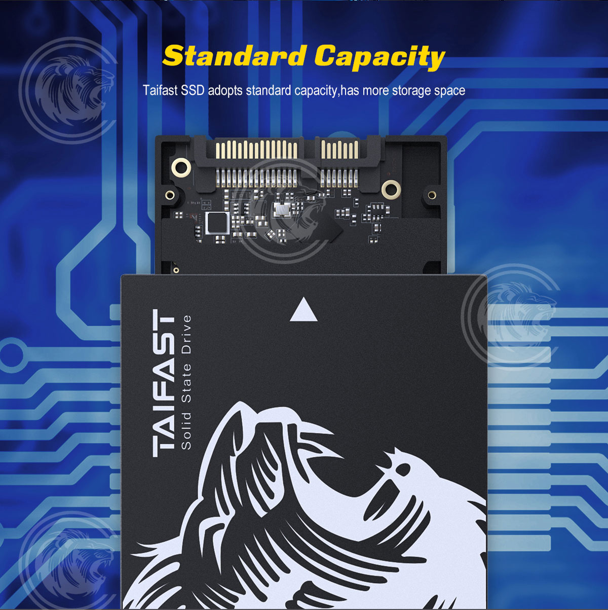 Taifast – disque dur SSD, sata 3, avec capacité de 2.5 go, 120 go, 1 to, 2 to, pour ordinateur portable