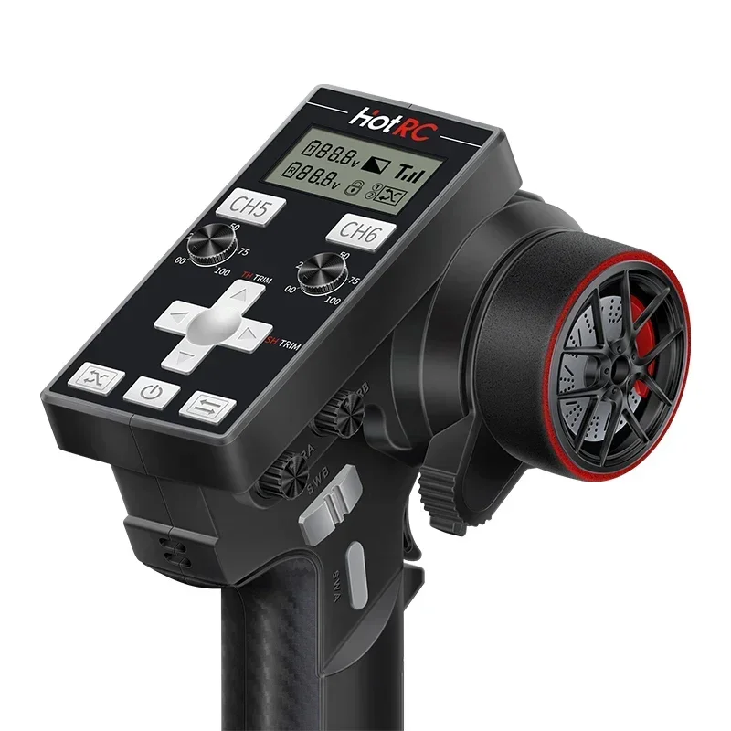 HOTRC 8CH 10CH CT-6B CT-8B 2.4G Transmitter Remote Control Gyro F-04A F-06A F-08A F-01AT Receiver for RC Cars Boat Tank Toy