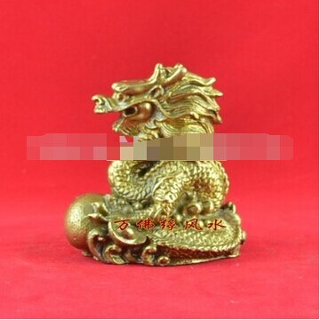 B0601 320 Koperen Draak Zodiac Draak ornamenten helpen verhogen de power onderdrukken officiële vervoer schurk standbeeld