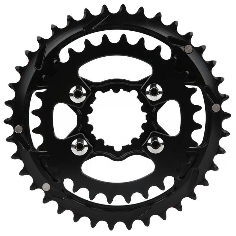 Bicycle Crankset GXP Direct Install Double-disc Mountain Bike 38-28T Speed Change Disk Crankset Chainrings Bicycle Chainring