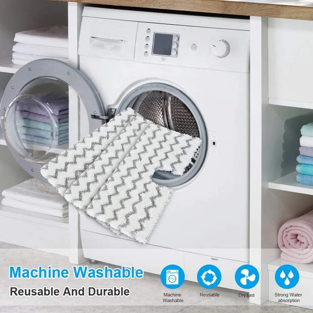 Tvättbara och återanvändbara ångmoppdynor som ersätter shark pro och genius steam pocket mop system