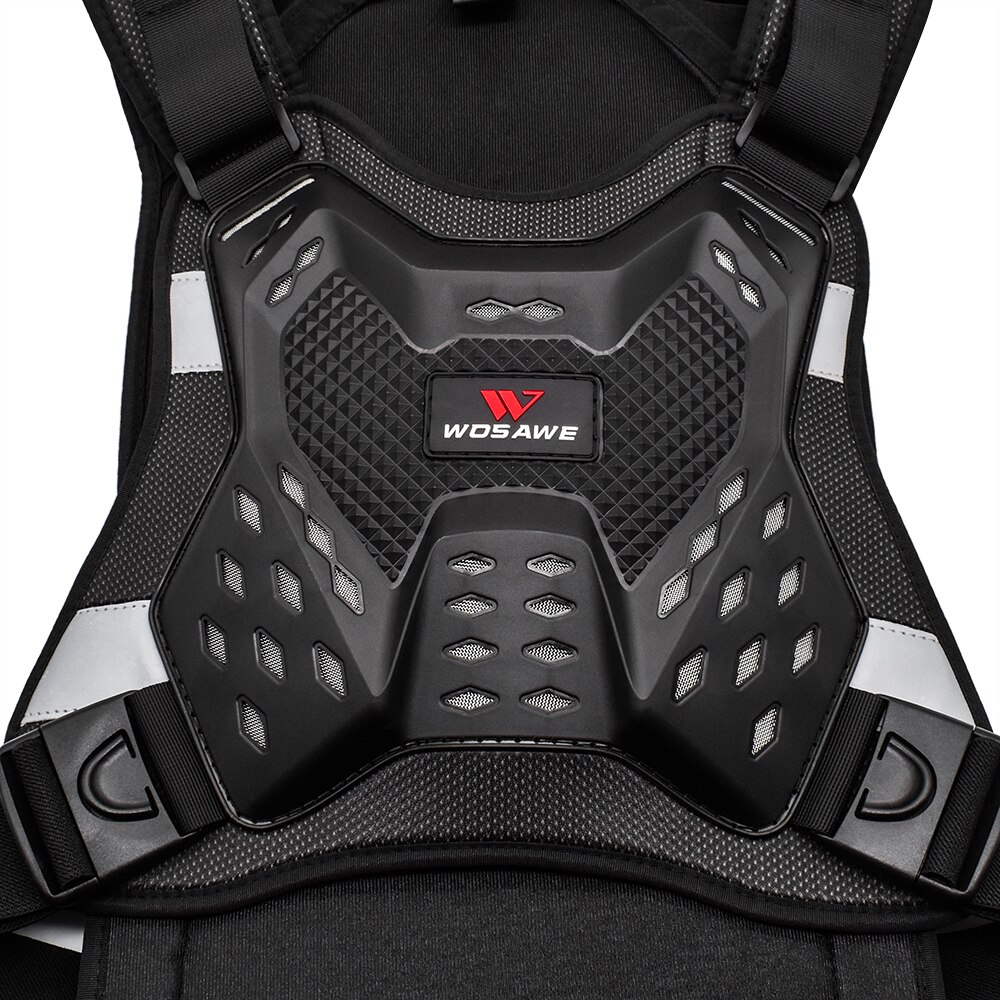 WOSAWE moto Armor chaqueta chaleco sin mangas para hombre al aire libre Motorcross EVA pecho protector de equipo deportivo esquí Skateboard