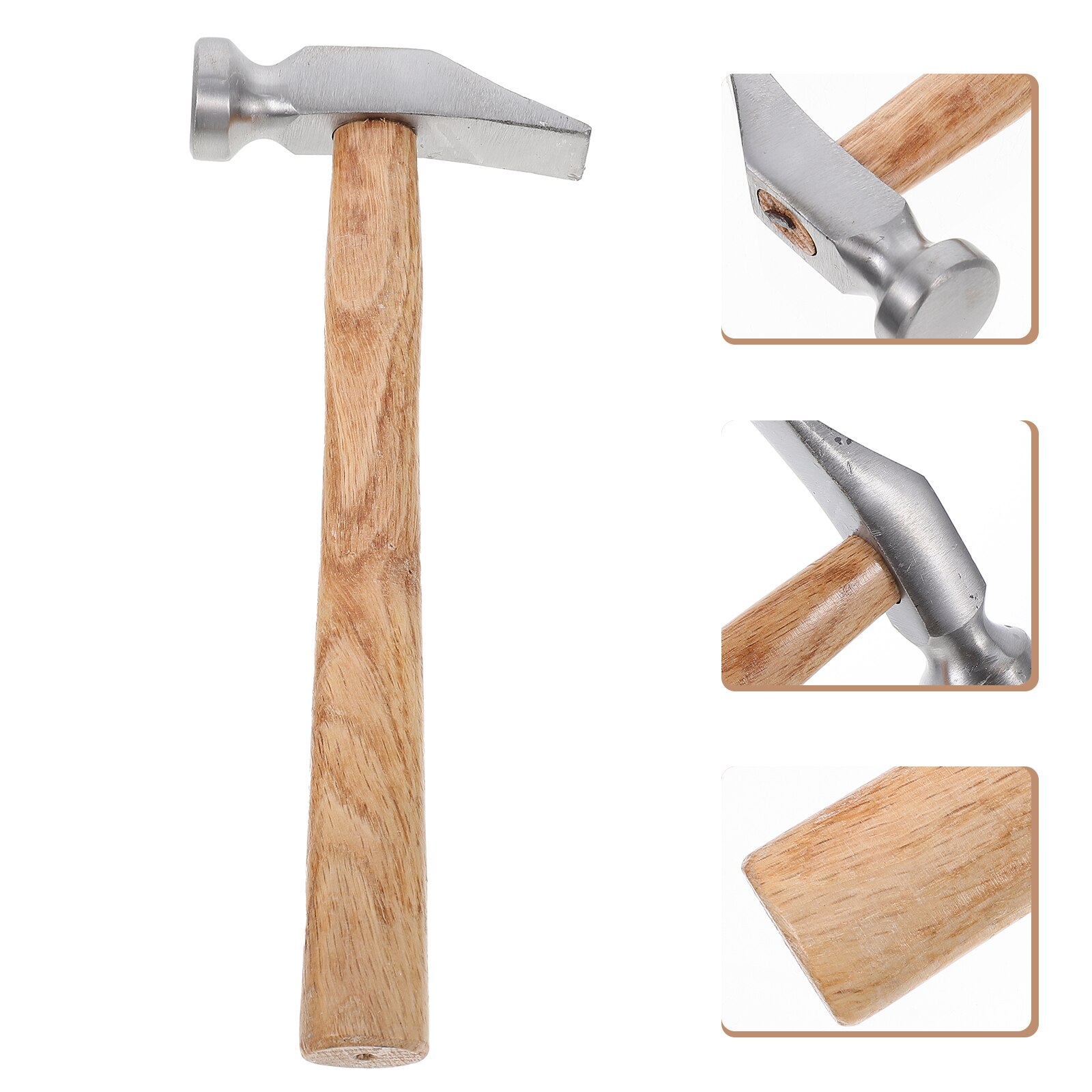 Stahl Hammer Tool Holzgriff Mini Stahl Hammer Haushalt Hammer Reparatur Werkzeug Für Erwachsene Leathercraft Werkzeug Hammer