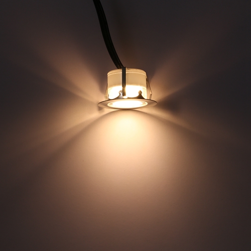 Edelstahl 1 Watt DC12V LED Deck Lampen IP67 SMD2835 FÜHRTE Garten Beleuchtung Terrasse Dekoration Inground Licht Montiert einfüGen: Warmes Weiß
