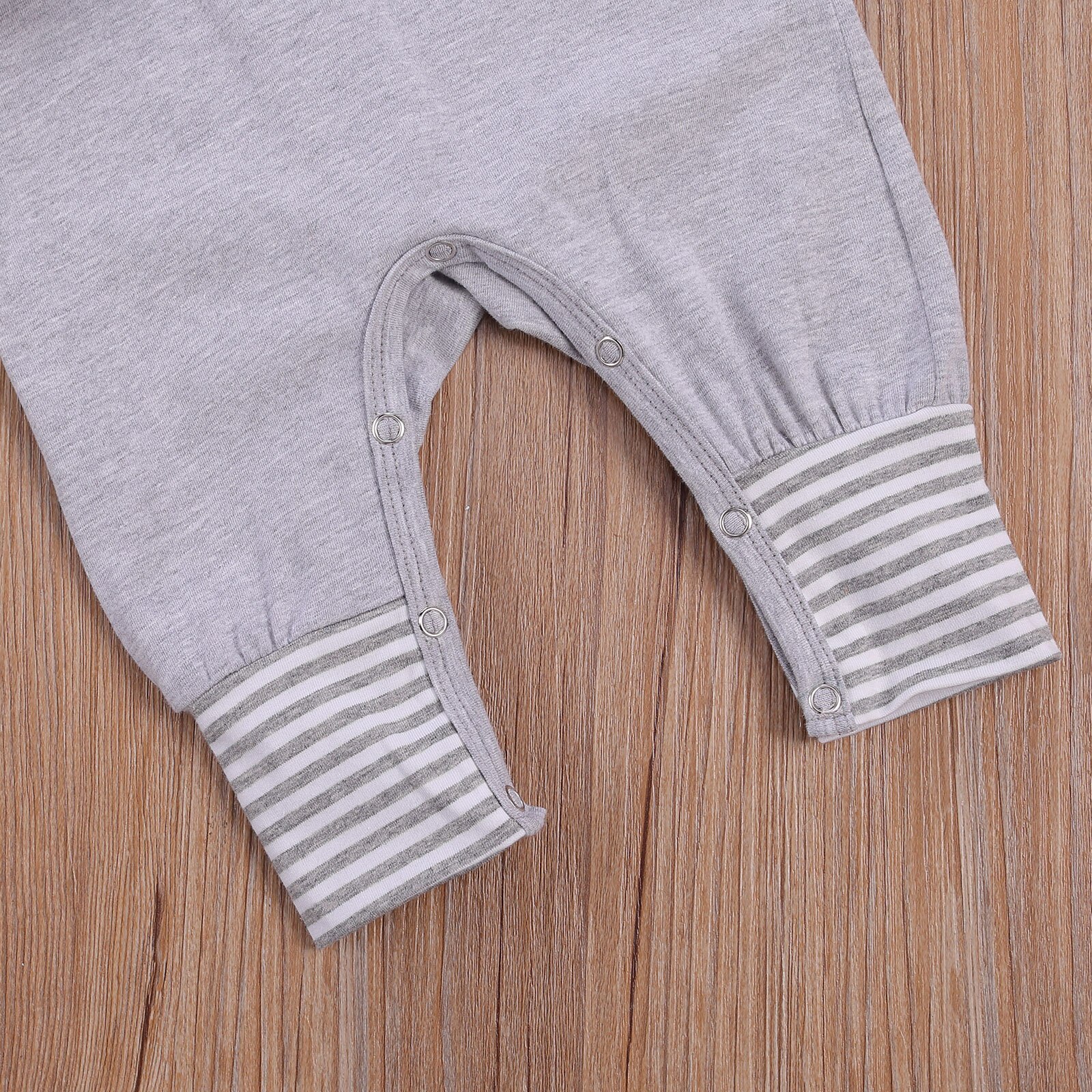 Babymeisjes baby's patchwork romper herfst jumpsuit lange mouwen knopen slaapbroek herfst winter babyjongenskleding