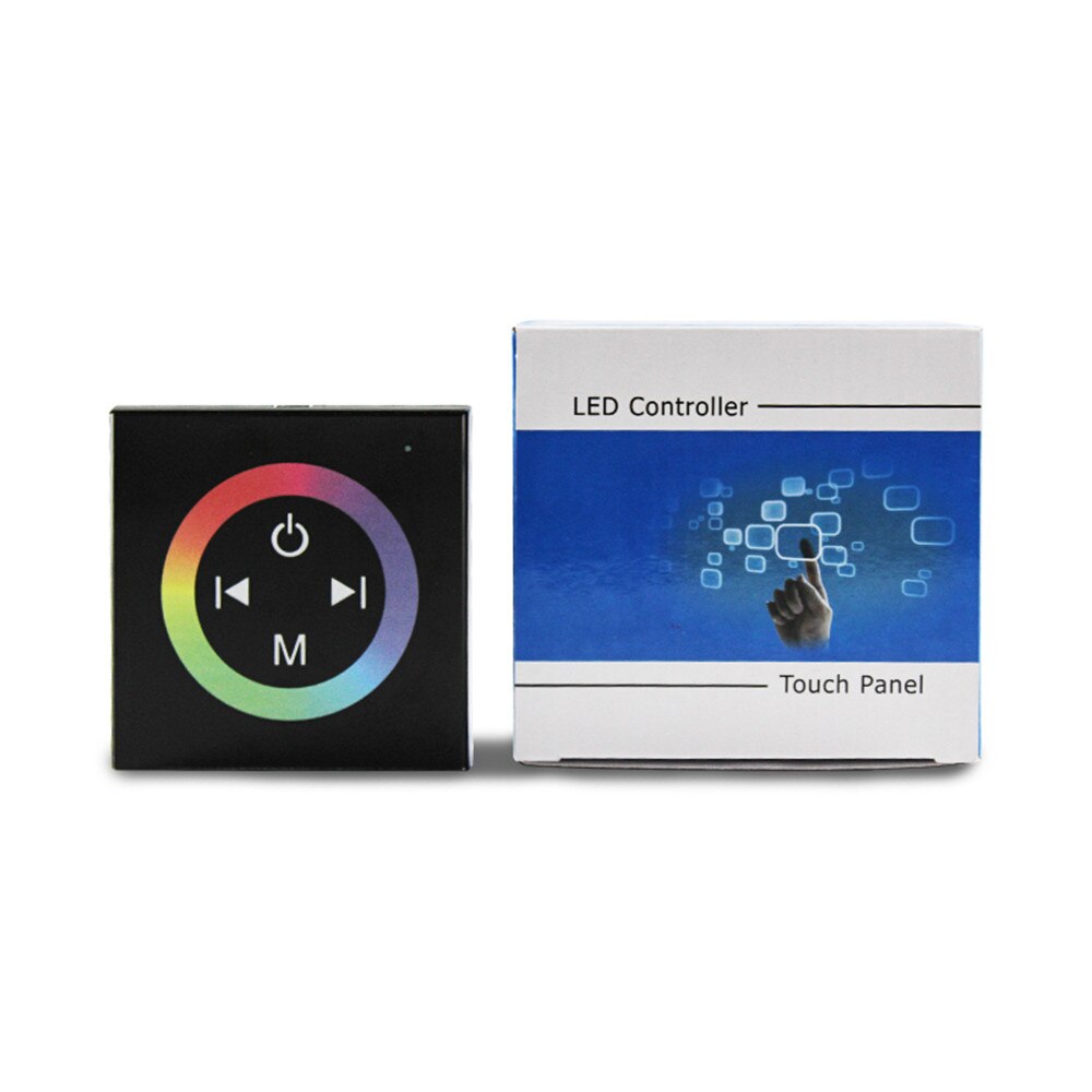 Smart Touch Panel Dimmer Rgb Led Controller Dc 12V 24V 4Ax3 Kanaal 64 Kleuren Led Controller Voor Rgb led Strips Lampjes