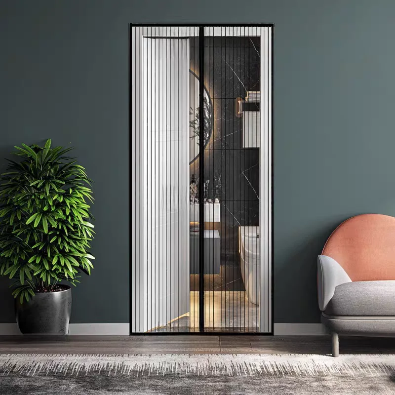 Magnetic Mosquito Net for Doors & Windows, Auto-Close Fly Screen, Ventilation Mesh, No Drill Easy Install