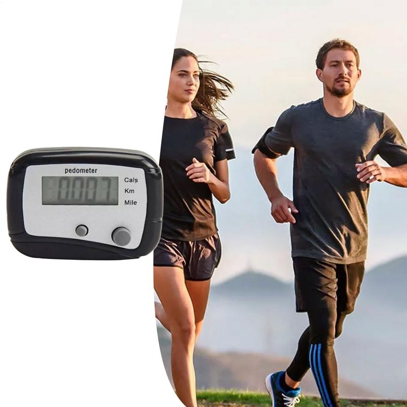 Compteur de calories de marche, affichage numérique LCD, Distance de marche, podomètre Miles/Km, compteur de pas léger avec Clip