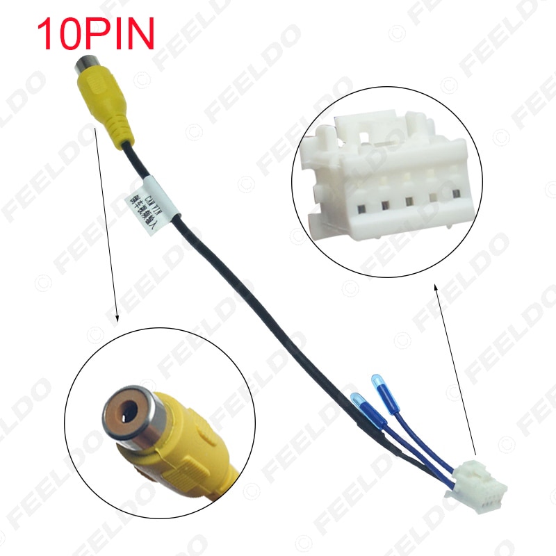 Feeldo Auto Head Unit Stereo Kabelboom Kits Compatibel Voor Xy Auto Android Oplossing Interface # AM4919: 10Pin