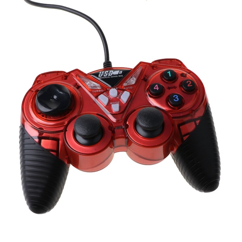 Wired Usb Game Controller Voor Pc Computer Trillingen Joystick Gamepads Voor Laptop