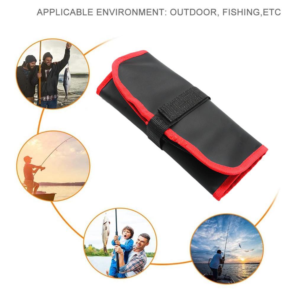 Fishing Lure Bag Large Capacity Multi-Purpose Partition Waterproof Adjustable Pockets Bags Holder Storage Case Fishing Gear