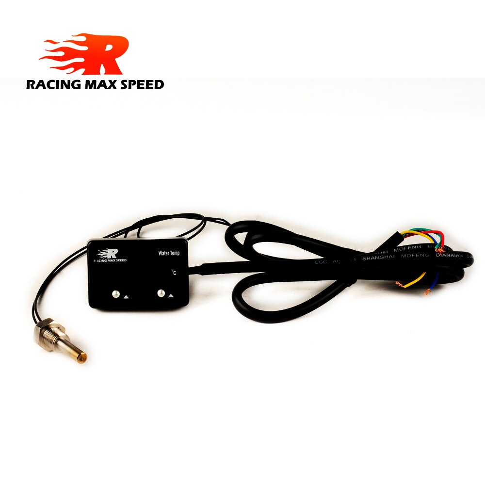12v dc auto digital Celsius temp Meter red display digital water temperature gauge with 1/8 npt sensor