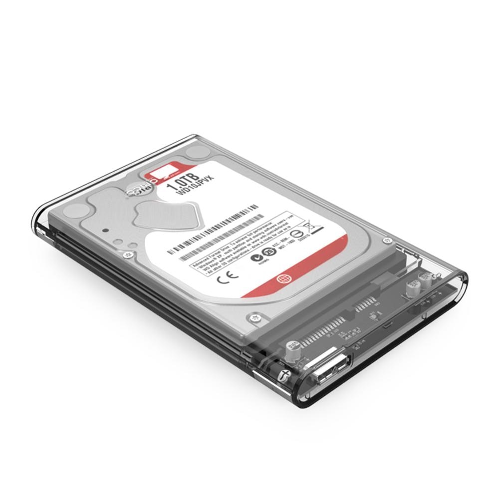 Orico 5 Gbps Transparant 2.5 In Sata Usb 3.0 Hdd Externe Harde Schijf Behuizing Tool Gratis Case Voor 2Tb ssd