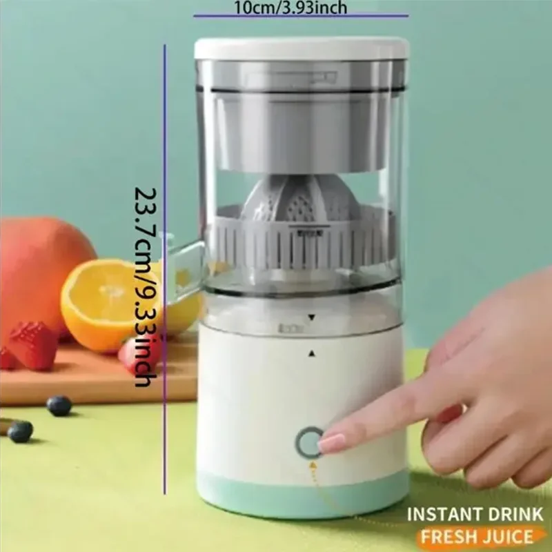 A Electric Juicer Juice Cup Citrus Orange Lemon Squeezer USB Charging Kitchen Fruit Juicer Blender Fresh Separator Press Mac