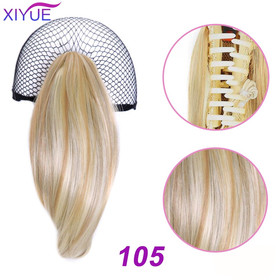 7 Colors Short Straight Brown Black Little Pony Tail Hair Bun Synthetic Hair Ponytail Claw Hair Ponytails Hair Extensions: MW103-105