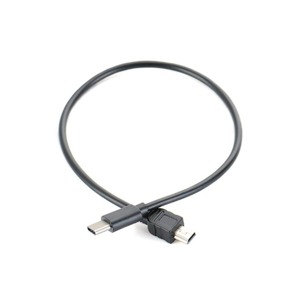 30 CM Draagbare Size Mini USB 5PIN Male naar USB-C 3.1 Type C Male Data Adapter Kabel Cord Converter Kabel voor Laptop