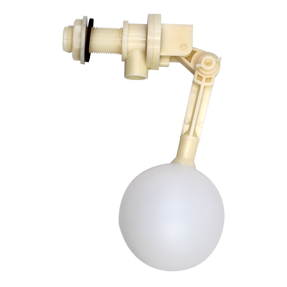 1 PCS White Plastic Adjustable Auto Fill Float Ball Valve Water Control For Water Tower Water Tank