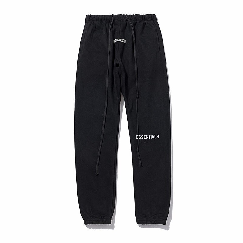 2020ss Vlies Männer Jogginghose knapp Druck Lässige Hosen Herbst Winter Hüfte hüpfen Jogger: S / Nebel Schwarz