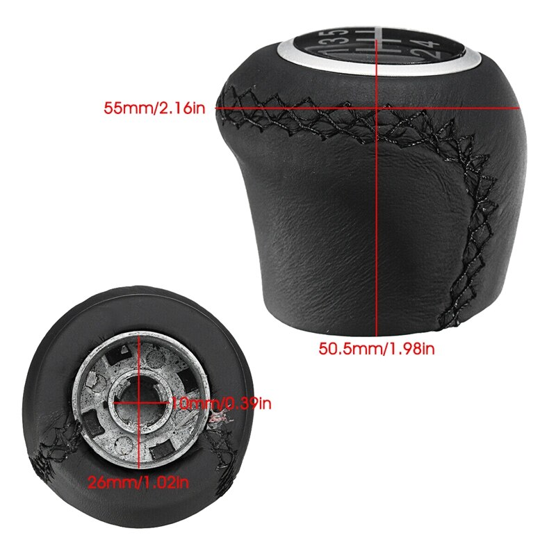 5 prędkości skórzana gałka zmiany biegów dla placet Grande Punto 2006-12