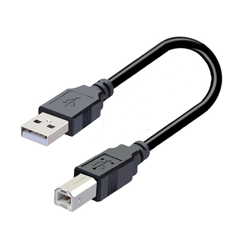 USB 2.0 Type A Female To USB B Male Scanner Printer Cable USB Printer Extension Scanner Laptops Hard Drive Box Adapter Cord 30cm: Orange / 0.3m