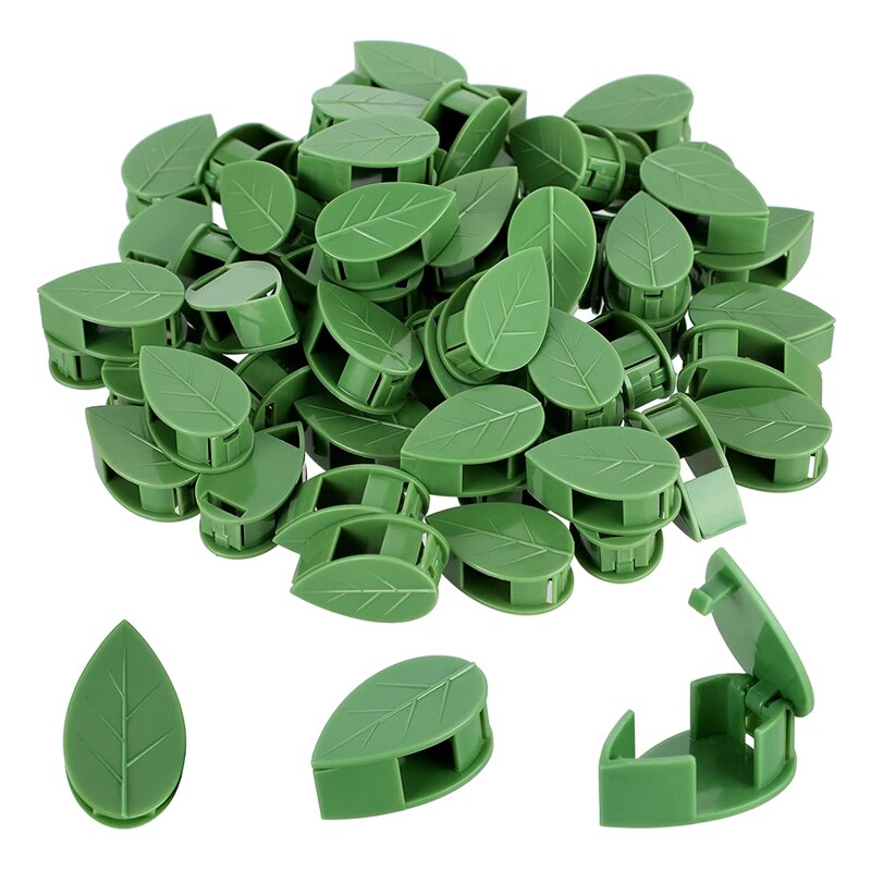 Lot De 100 Clips Auto-adhésifs Pour Plantes Grimpantes Ou Câbles - Noir, Diamètre 7.2mm, Fixation Murale Intérieur/extérieur