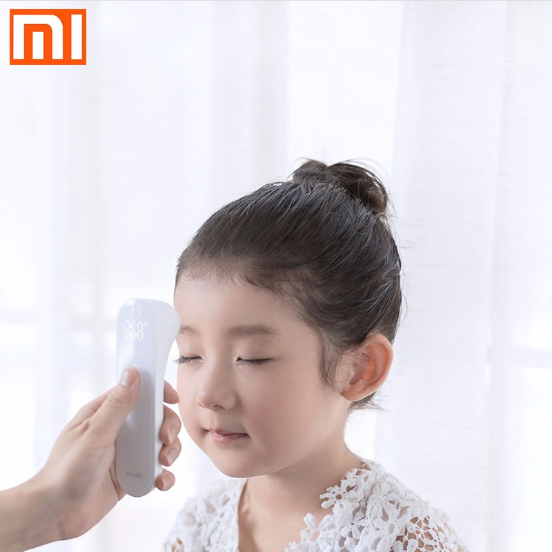 Thermomètre Original de Xiaomi Mijia iHealth, thermomètre à LED infrarouge numérique pour l'affichage à LED de mesure clinique sans contact de fièvre