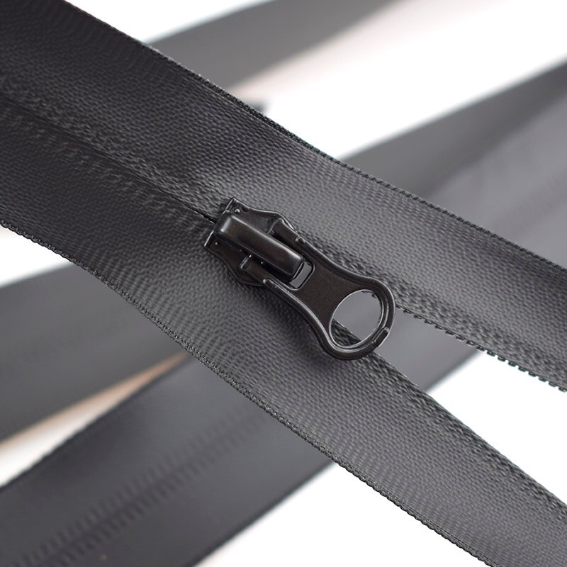 2pc Meetee 5# 20-100cm Waterproof Invisible Zippers Open End Double Slider for Sewing Reverse Outdoor Jackets Clothing Accessory