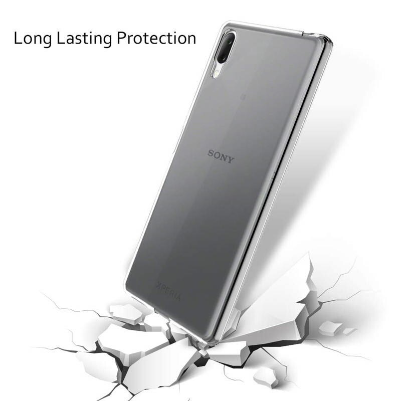 Funda protectora completa de TPU para Sony Xperia L2 L3 L4 M5 Z5, funda trasera de silicona suave para teléfono Sony M5, transparente a prueba de golpes