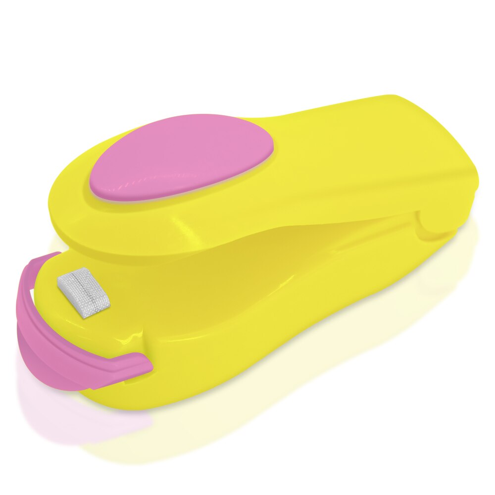 Mini Heat Sealing Machine Sealer Portable Plastic Bags Clip Heat Sealing Tools Food Packaging Storage Supplies Kitchen Utensils: Yellow