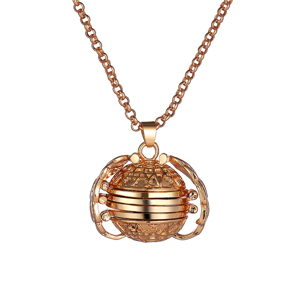 Magie 4 Foto Anhänger Erinnerung Schwimmdock Medaillon Halskette Winkel Flügel Blitz Kasten Album Kasten Halsketten Collares Collier Femme: Rose Gold