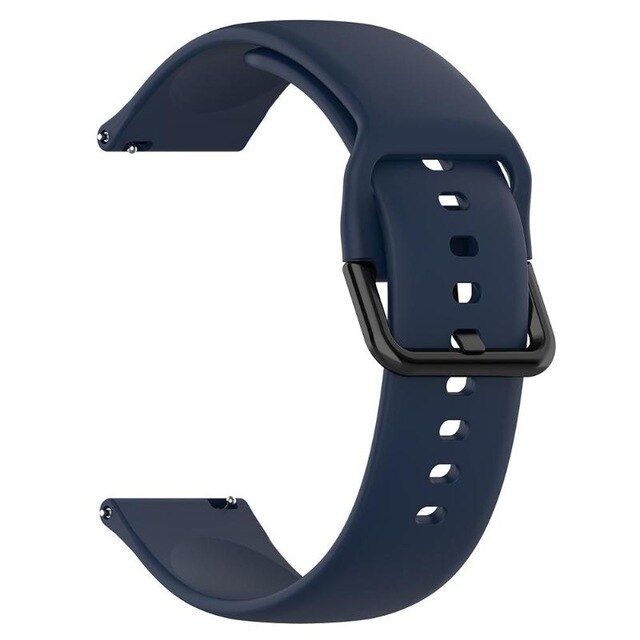 Samsung galaxy watch active 2 silikone armbånd 2 40mm 44mm l let og bærbar bærer: Blå