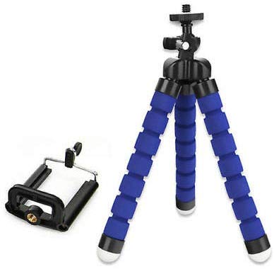 360 gradere universell mini mobiltelefon stativ stativ grep holder montering til kamera iphones samsung lg xiaomi huawei telefoner