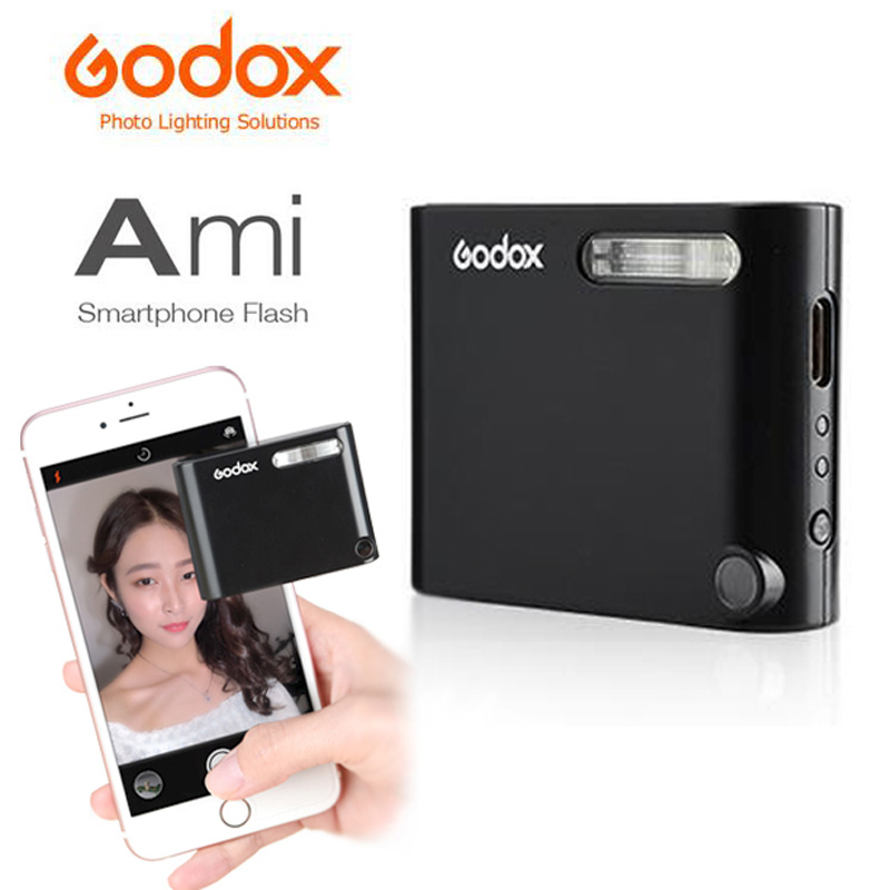 Godox A1 Mini Lithium Batterij Smartphone Flash Licht Ami met 2.4G Draadloze Systeem Trigger voor Smart Phone iPhone X 8 7 6 S Plus