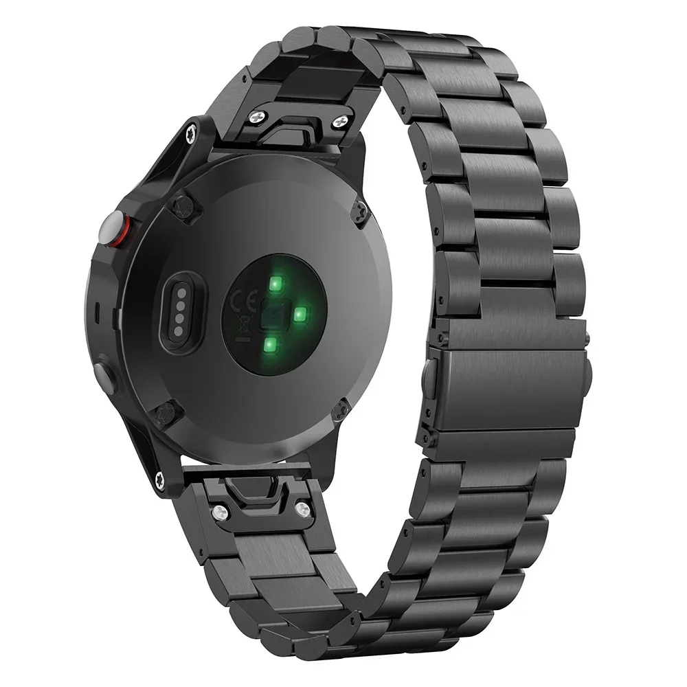 Bracelet en acier inoxydable pour Garmin Fenix 8 7 Pro 7X 6X 5X 8X Plus, bracelet métallique pour Garmin Tactix 8 9 7 Epix Pro QuickFit