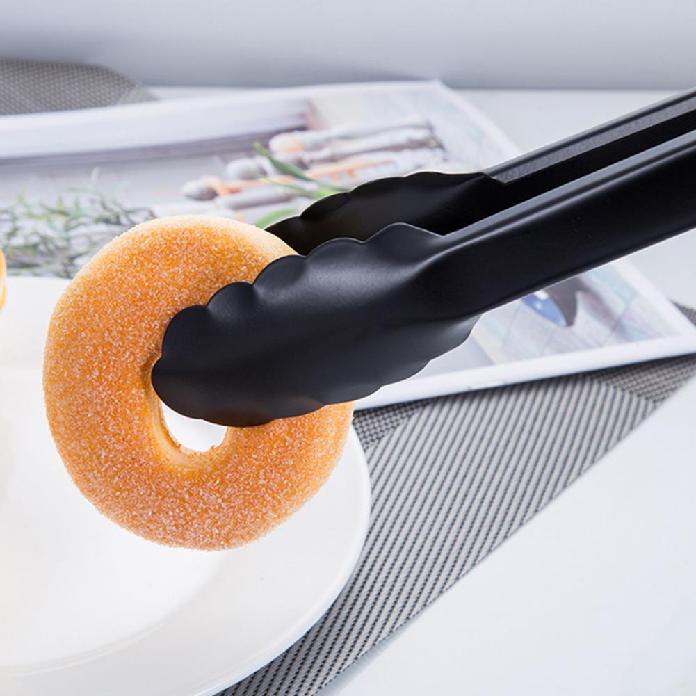 Cooking Tong Wrought Iron Cooking Clamp Anti-corrosion Reusable Useful One Hand Operation Cooking Tong