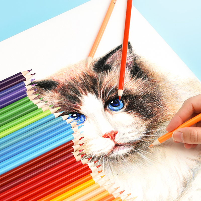 120/160 Colors Wood Colored Pencils Set Lapis De Cor Artist Painting Oil Color Pencil For School Drawing Sketch Art Supplies